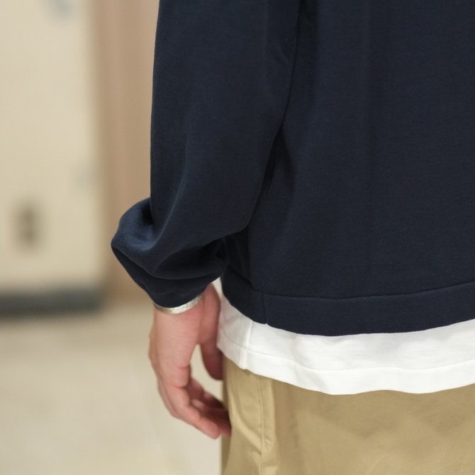 【2018 SS】crepuscule(クレプスキュール) Knit Shirt -NAVY- #1801-005(8)