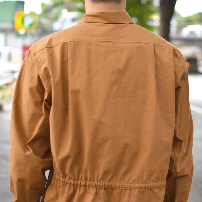 【40% OFF SALE】 FRANK LEDER(フランクリーダー)BRUSHED COTTON SHIRT + DRAWSTRING BROWN 0426029-89-S(8)