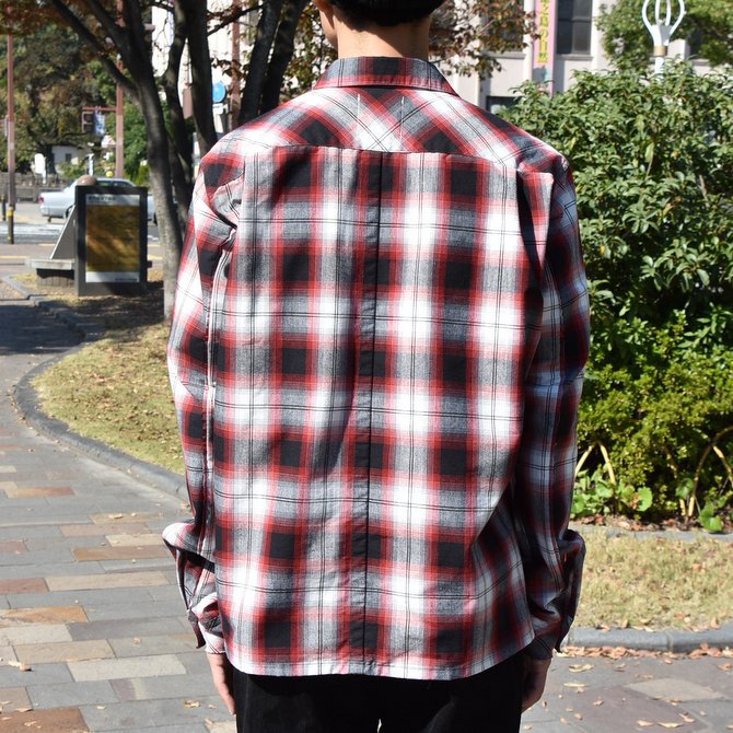 【40% off sale】【2018 AW】TAKAHIRO MIYASHITA The SoloIst.(タカヒロミヤシタ ザ ソロイスト) Work Shirt -BLACK x RED- #sws0011baw18(8)