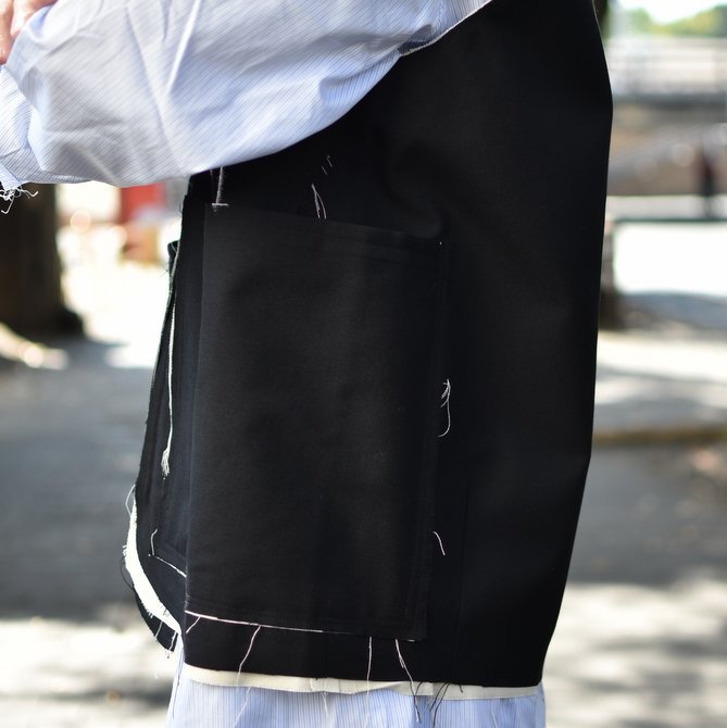 【2018 AW】 CAMIEL FORTGENS(カミエル フォートゲンス)/FISHERMAN VEST -BLACK- #CAMIEL-06.02.01(8)
