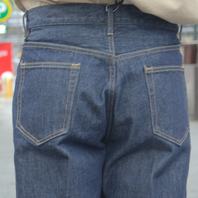【20 SS】 AURALEE(オーラリー)/ HARD TWIST DENIM 5P PANTS-INDIGO #A9SP01DM(8)