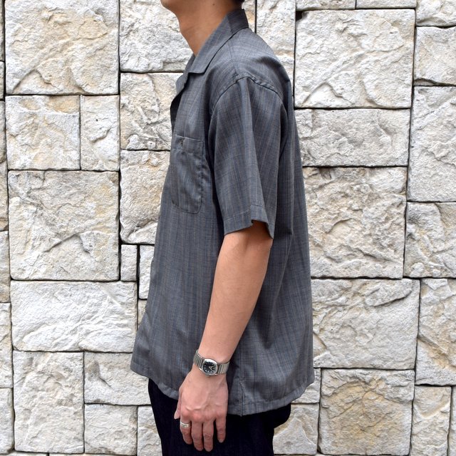 y2019 SSzBROWN by 2-tacs (uEoCc[^bNX)  OPEN COLLAR SHIRTS-GRAY- #B21-S002(8)