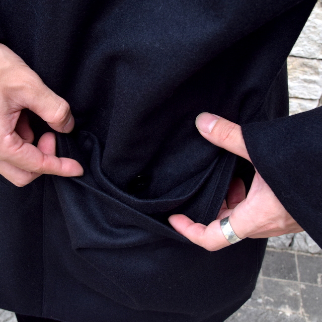 【2019 AW】 too good(トゥーグッド) / THE DOORMAN JACKET FELTED LAMBEWOOL HW -FLINT- #62033100(8)