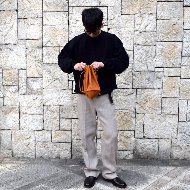 【2020 SS】AURALEE(オーラリー)/ SUPER SOFT SWEAT BIG P/O -BLACK- #A20SP02GU(8)