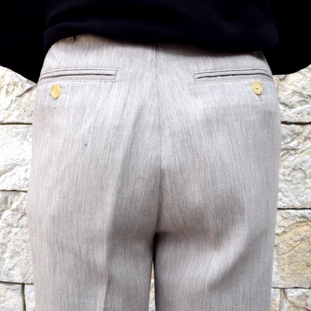 【2020 SS】AURALEE(オーラリー)/ COTTON WOOL DOUBLE CLOTH SLACKS -TOP GRAY- #A20SP02WF(8)