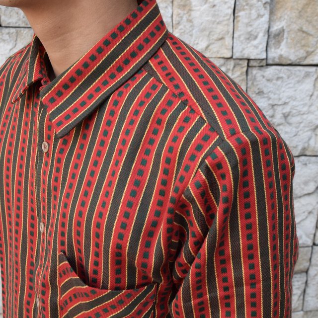 【2020 SS】FRANK LEDER(フランクリーダー) / COTTON SHIRT -RED- #0836008(8)