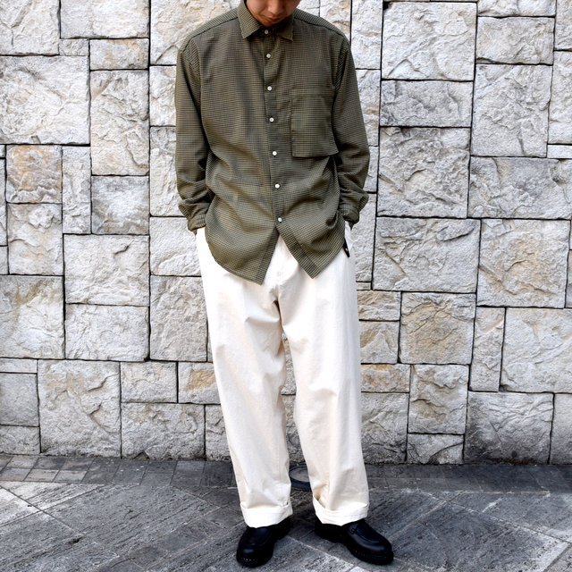 【2020 SS】YOKE(ヨーク)/ OVERSIED CHECK SHIRTS -YELLOW- #YK20SS0088SH(8)