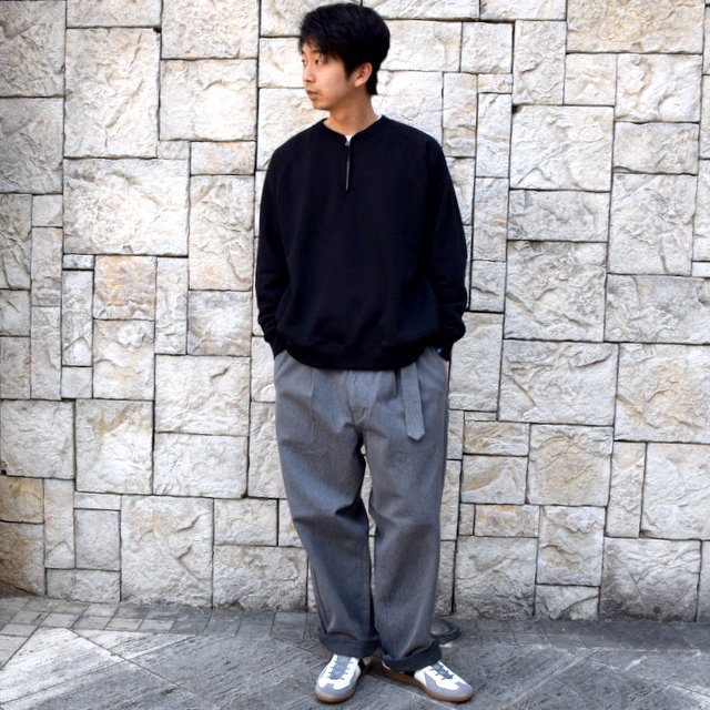 【2020】Graphpaper(グラフペーパー)/ COLORFAST DENIM BELTED PANTS -GRAY- #GM201-40096B(8)
