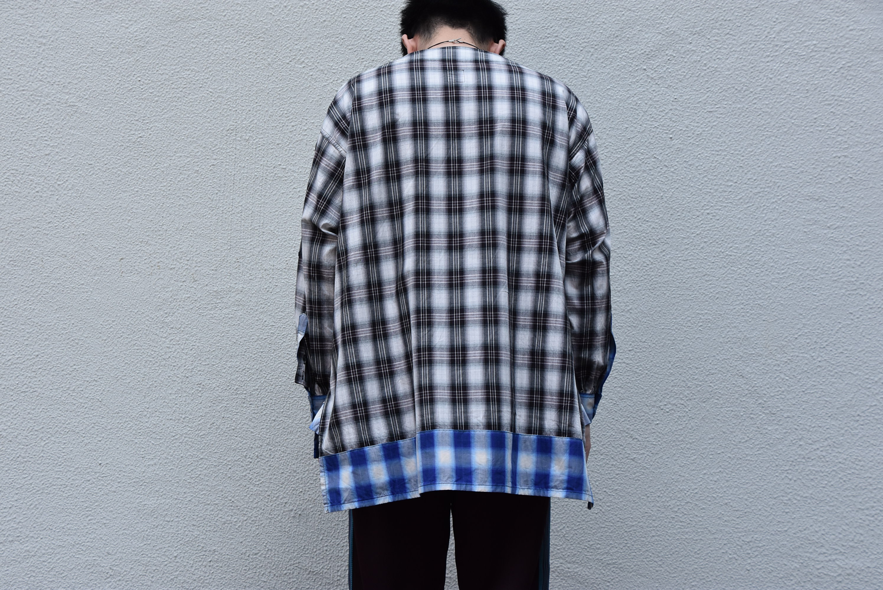 【2020】AiE(エーアイイー) LONG TUNIC-SHADOW PLAID- GL528(8)
