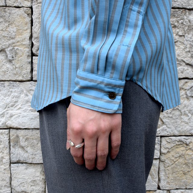 【2020 SS】BROWN by 2-tacs (ブラウンバイツータックス) REGULAR COLLAR -BLUE- #B23-S001(8)