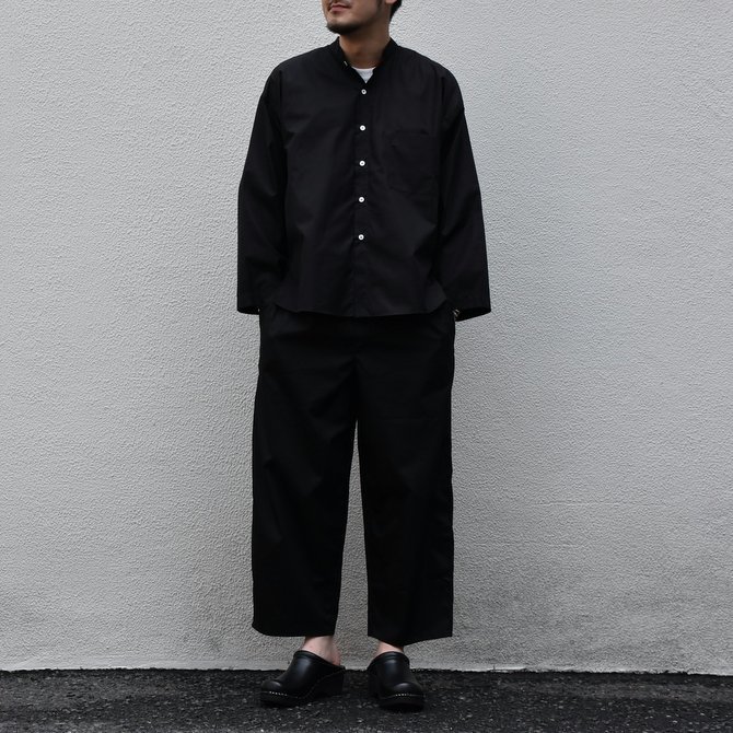 【2020 SS】 Cristaseya(クリスタセヤ)/LIGHT COTTON MOROCCAN PAJAMA PANTS -Black- #02DA-C(8)
