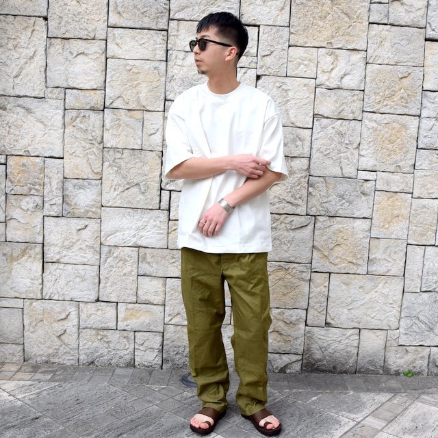 【2020 SS】AURALEE(オーラリー)/ STAND UP TEE -WHITE- #A20ST01SU(8)