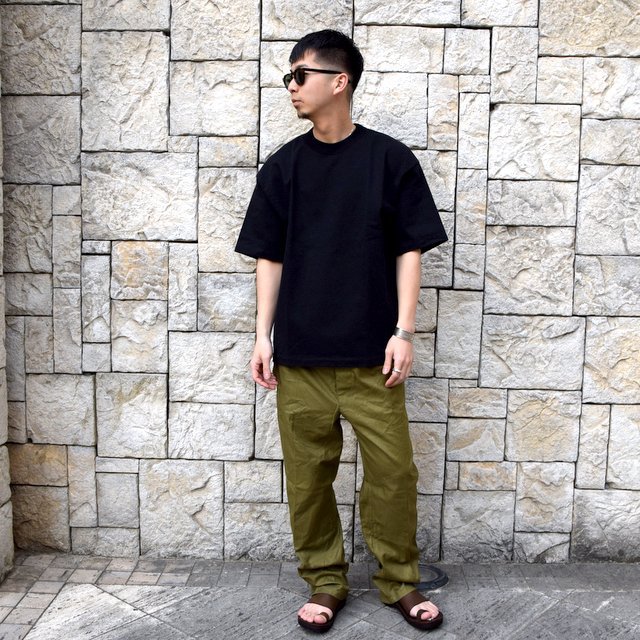 【2020 SS】AURALEE(オーラリー)/ STAND UP TEE -BLACK- #A20ST01SU(8)