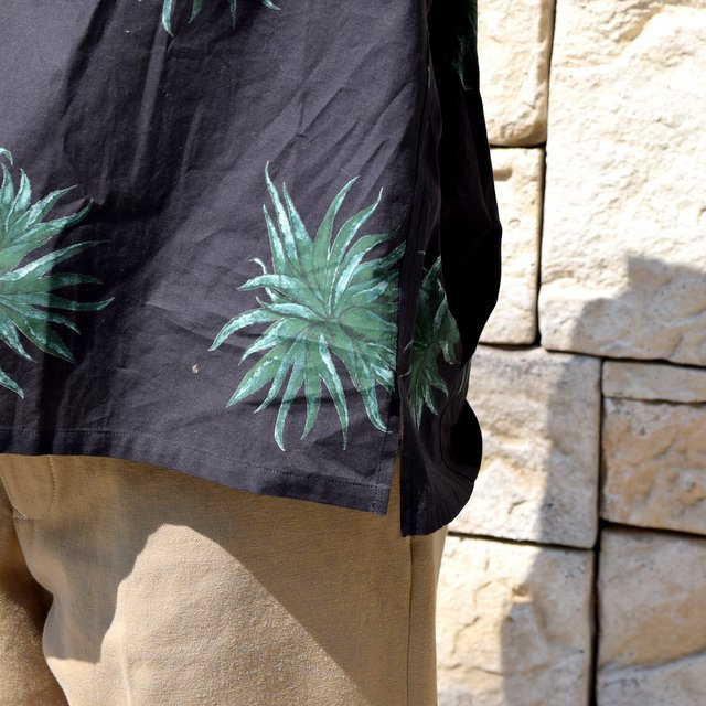【2020 SS】blurhms(ブラームス) / OPEN COLLAR SHIRT S/S -PLANT- #BHS-20SS018CP(8)