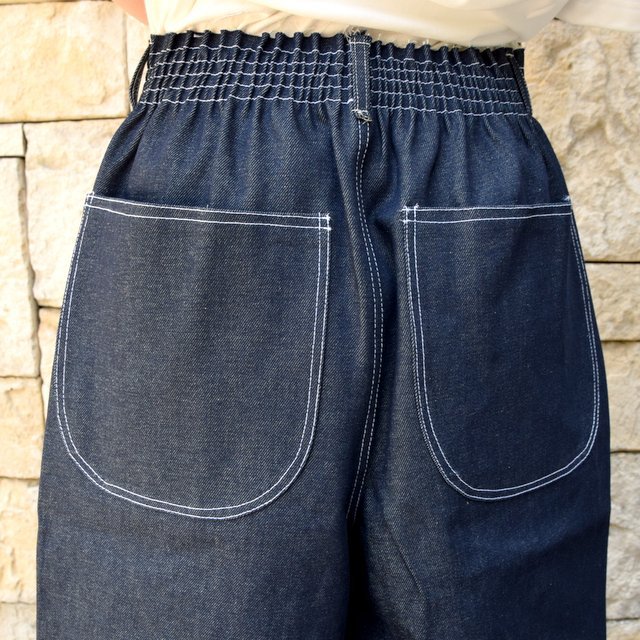 【2020 SS】CAMIEL FORTGENS(カミエル フォートゲンス)/ 2/3 DENIM SHORTS -DARK BLUE- #090504(8)