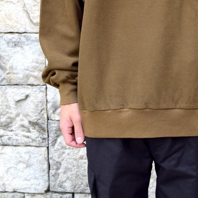 blurhms ROOTSTOCK(ブラームス) / Rough & Smooth Thermal -KHAKI BROWN-(8)