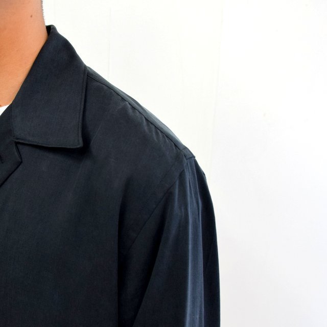【2020】YOKE(ヨーク)/ BIG FLAP LONG SHIRTS -BLACK- #YK20AW0144SH(8)