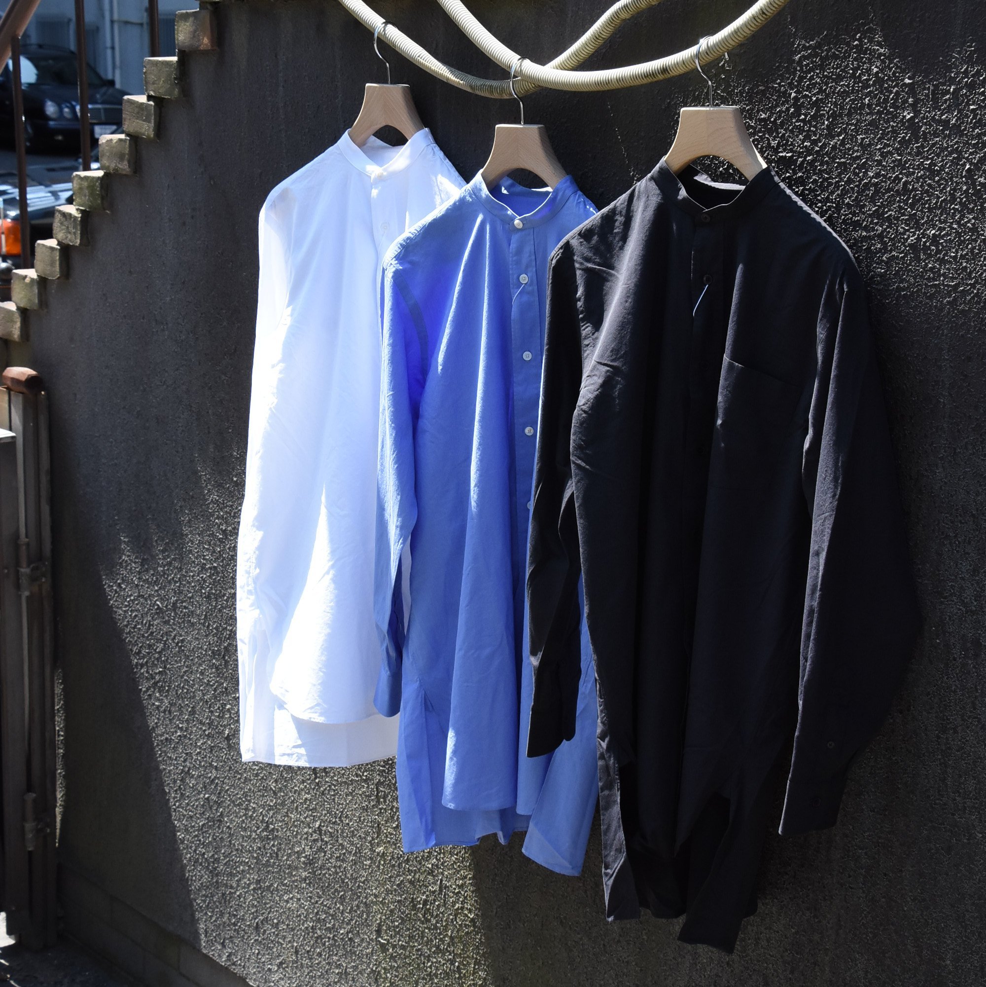 【2020】COMOLI (コモリ) バンドカラーシャツ#S03-02002 (8)