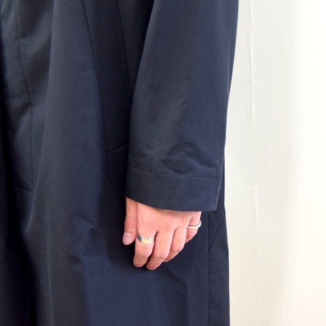 STUDIO NICHOLSON(スタジオニコルソン)/ TECHNICAL COTTON RAGLAN MID LENGTH MAC ‐BLACK‐(8)