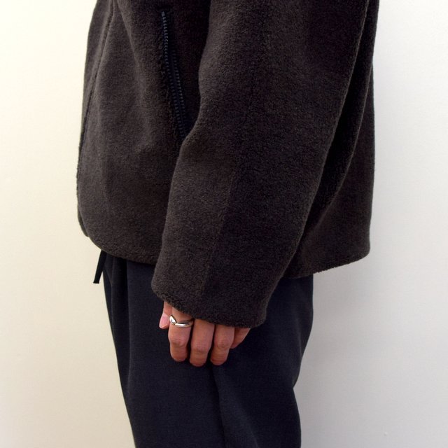 【2020】Graphpaper (グラフペーパー)/ Wool Boa Zip-Up Blouson -2色展開- #GU203-70166(8)