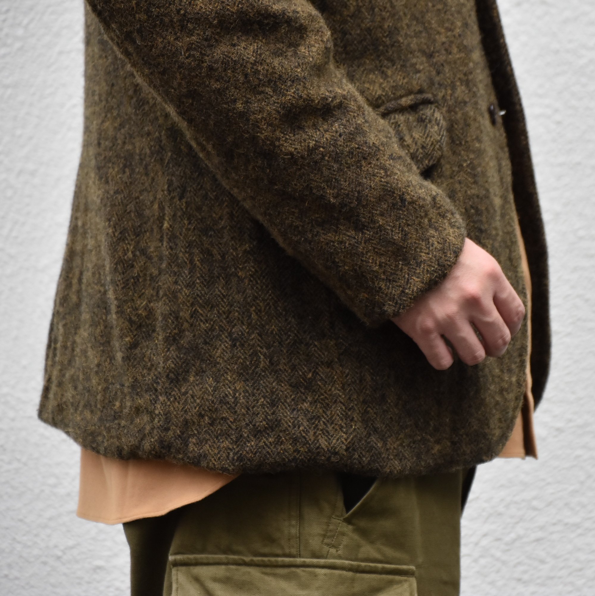 Chez Vidalenc (シェヴィダレンク)/ HARRIS TWEED JACKET-GREEN FOX- #JK01(8)