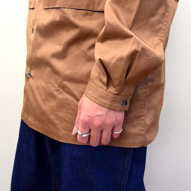 E. TAUTZ(イートウツ)/ LINEMAN SHIRT -BROWN- #6311802001(8)