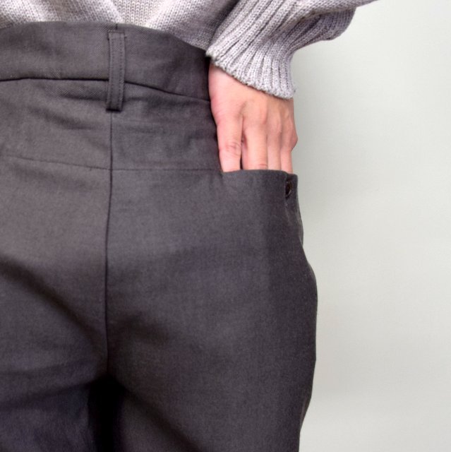 HOMELESS TAILOR(ホームレステイラー)/ HIP GUSSET PANTS -BROWN- #HTK-20F-010(8)