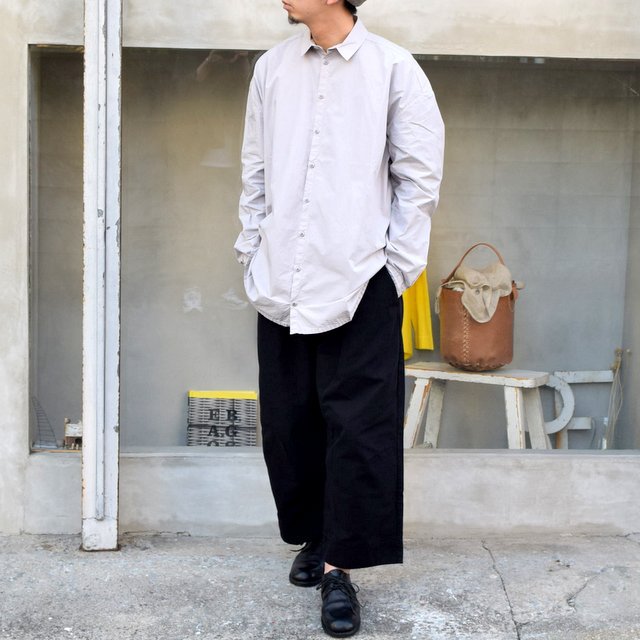 toogood(トゥーグッド)/ THE DRAUGHTSMAN SHIRT POPLIN -PALE SLATE- (8)