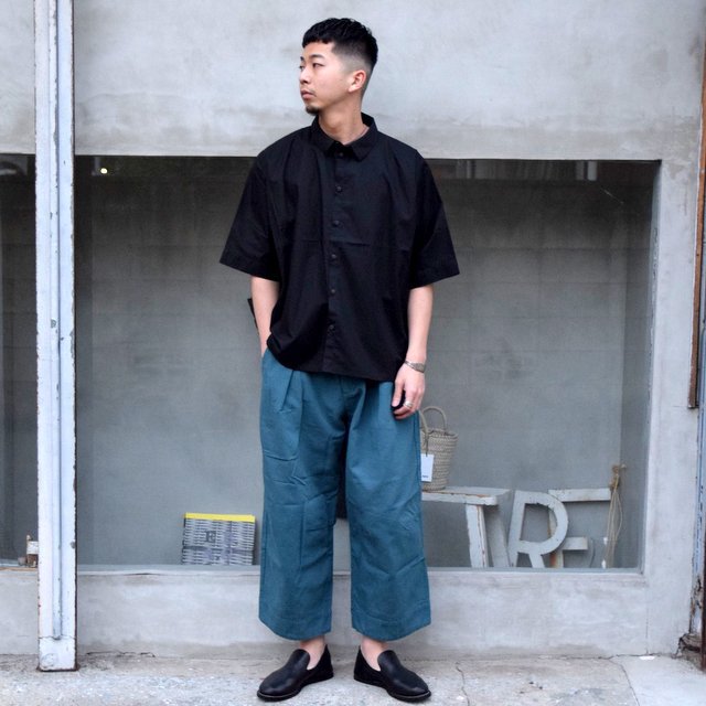 toogood(トゥーグッド)/ THE GARDENER SHIRT SHORT POPLIN -FLINT-(8)