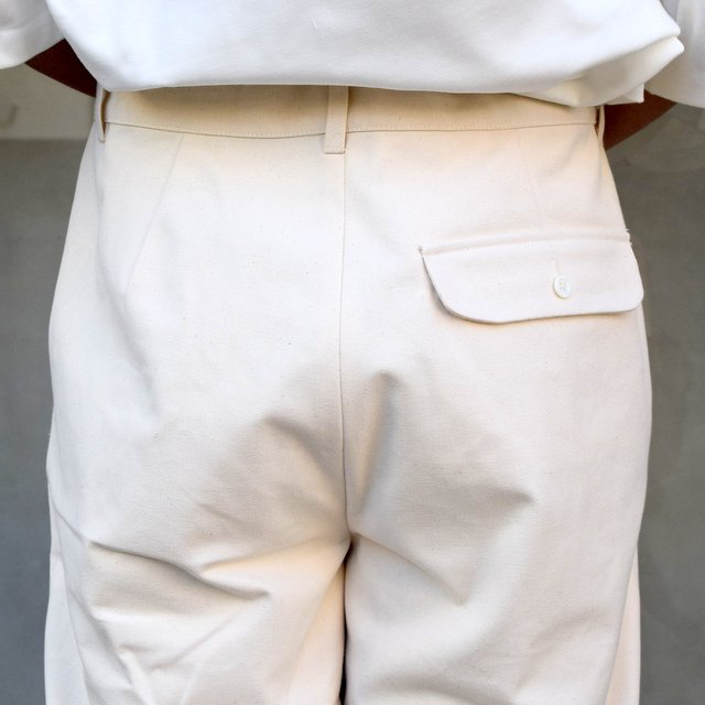 CAMIEL FORTGENS(カミエル フォートゲンス)/ PLEATED SUIT PANTS -OFF WHITE- #11.05.03(8)