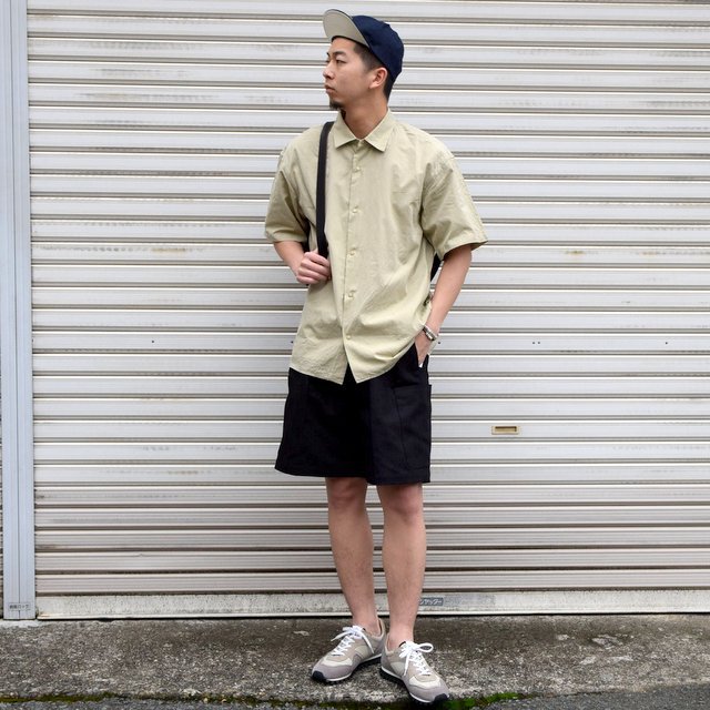NEAT(ニート)/ C/L OXFORD CARGO SHORTS -BLACK- #20-01LOC(8)