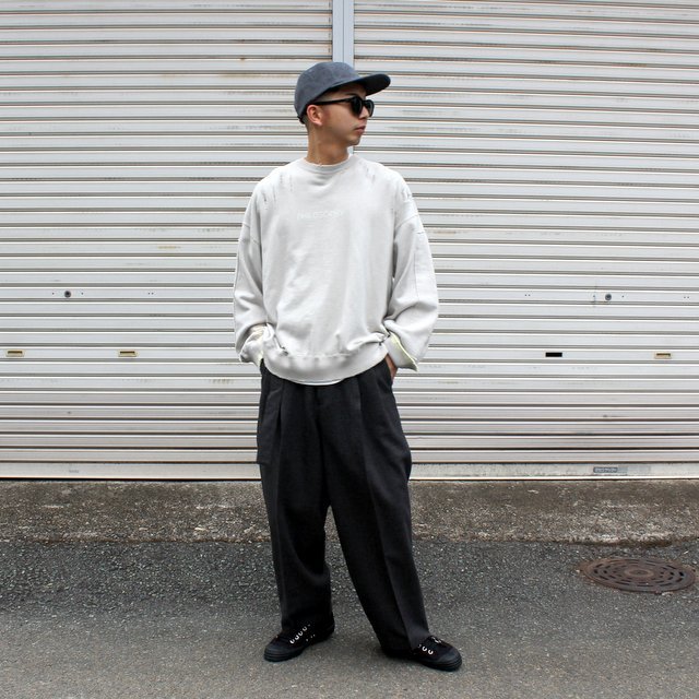 stein(シュタイン)/ OVERSIZED REBUILD SWEAT LS -GREIGE- #ST306(8)