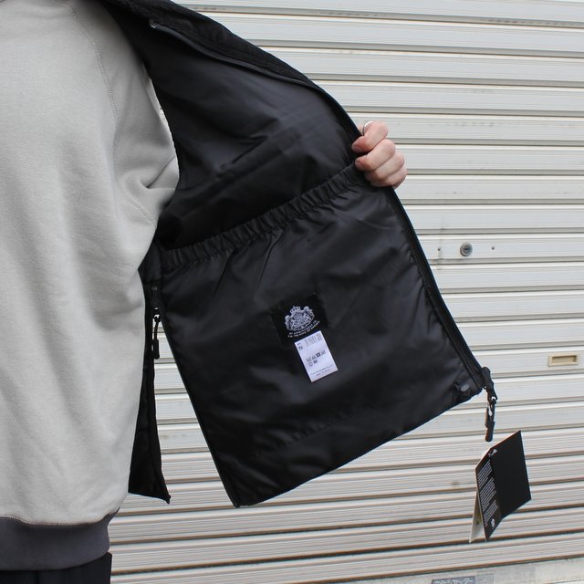 is-ness(イズネス)/ ×Abu Garcia M909 CORDUROY PADDING VEST -BLACK- #21AAB-0004(8)