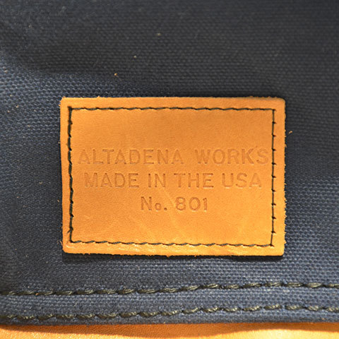 Altadena Works(アルタデナワークス) 801 Daypack(canvas) -Navy Acorn- 【Z】(9)