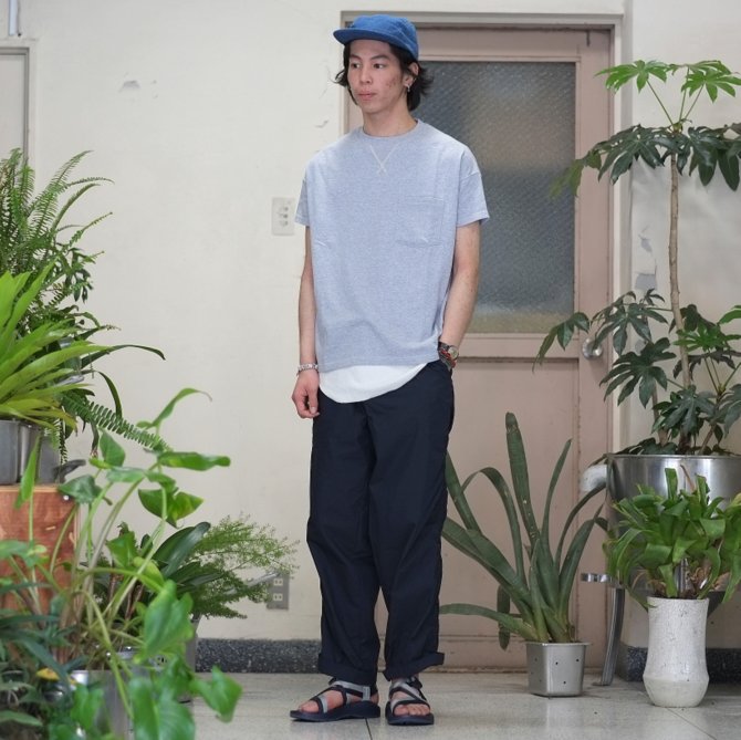 Cal Cru(JN[) C/N S/S RELAXED FIT(MADE IN USA)  -GRAY-(9)