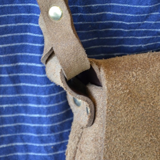 FERNAND LEATHER(フェルナンド・レザー) Latch Pouch M -BEIGE SUEDE-(9)