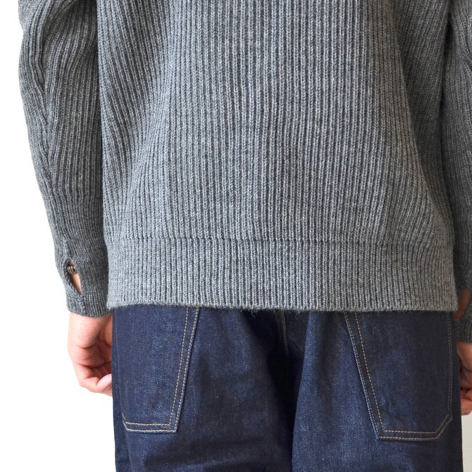 ANDERSEN-ANDERSEN(アンデルセン アンデルセン) SAILOR SWEATER CREW NECK(5Gauge) -GREY- #AD-002(9)