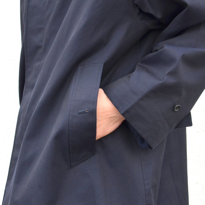 ANATOMICA(アナトミカ)/ SINGLE RAGLAN COAT GABARDINE -(500)NAVY- #530-511-06(9)