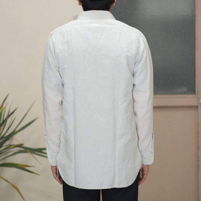 【30% OFF SALE】【2017 SS】7 × 7 / seven by seven ( セブン バイ セブン ) CHAMBRAY SHIRT - BLEACH - #SS2017-7x7CBS(9)
