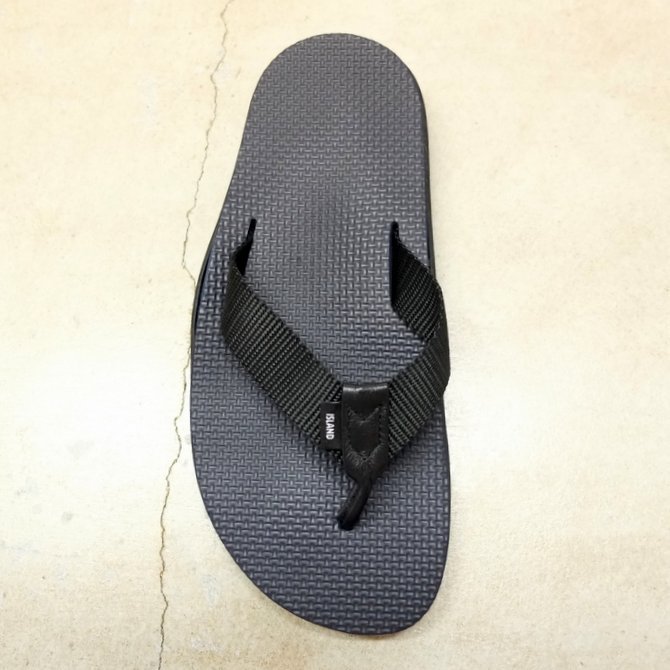 ISLAND SLIPPER (アイランドスリッパー) Men's Thong -BLACK-(9)