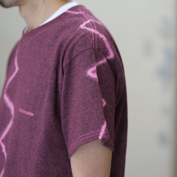 【30% off SALE】【2018 SS】7 × 7 / seven by seven ( セブン バイ セブン ) TIE-DYE T-SHIRT -PINK- #SBSS18TDTSH(9)