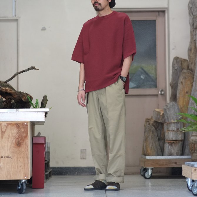 y2018 SSzcrepuscule(NvXL[) TUCK KNIT   -RED- #1801-009(9)