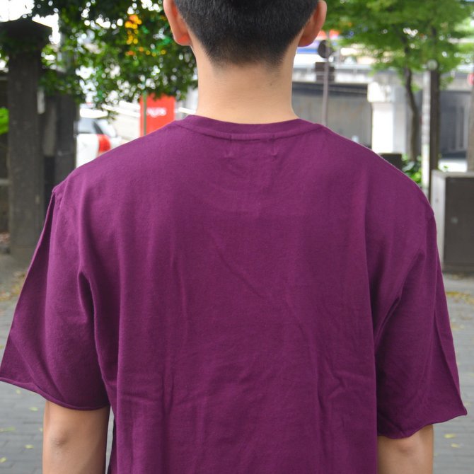 【40% OFF SALE】FLISTFIA(フリストフィア) / Relaxed T-shirts -Dark Burgundy- #TR01016(9)