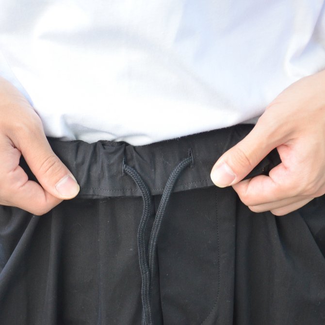 【30% OFF SALE】STUDIO NICHOLSON(スタジオニコルソン)/ VACATION PANT -BLACK- #SN-300(9)