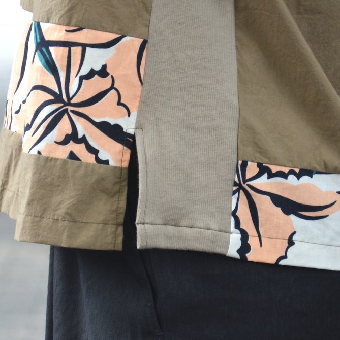 【40% OFF SALE】SLOWGUN(スロウガン)/ プリティッシュPTマテ布帛TEE -(A)BEIGE- #380906(9)