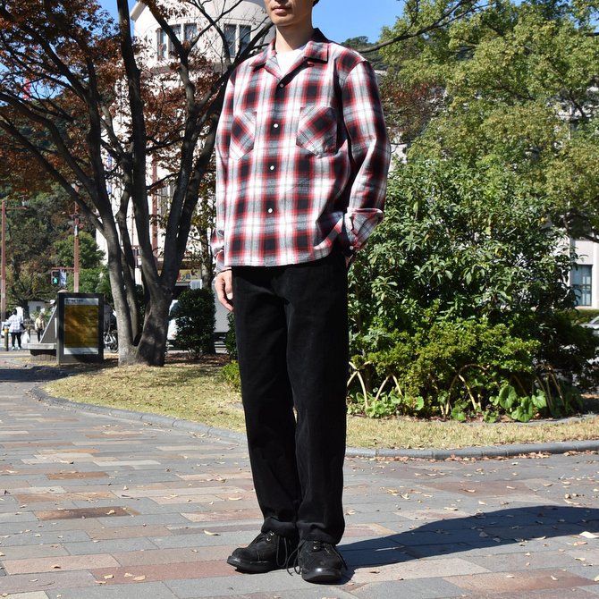【40% off sale】【2018 AW】TAKAHIRO MIYASHITA The SoloIst.(タカヒロミヤシタ ザ ソロイスト) Work Shirt -BLACK x RED- #sws0011baw18(9)