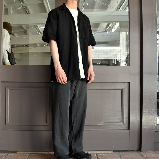 【2019 SS】COMOLI (コモリ) -ベタシャンオープンカラーシャツ- P01-02009 (9)