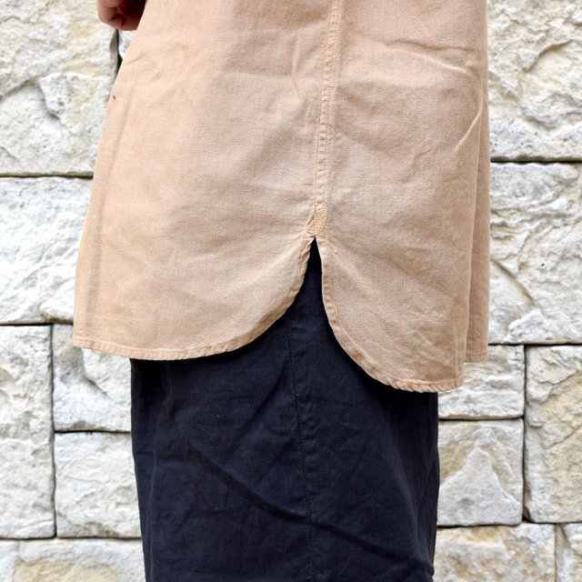 【2019 SS】MITTAN(ミッタン)/ 竹プルオーバー ロング -胡桃- #SH-18C(9)