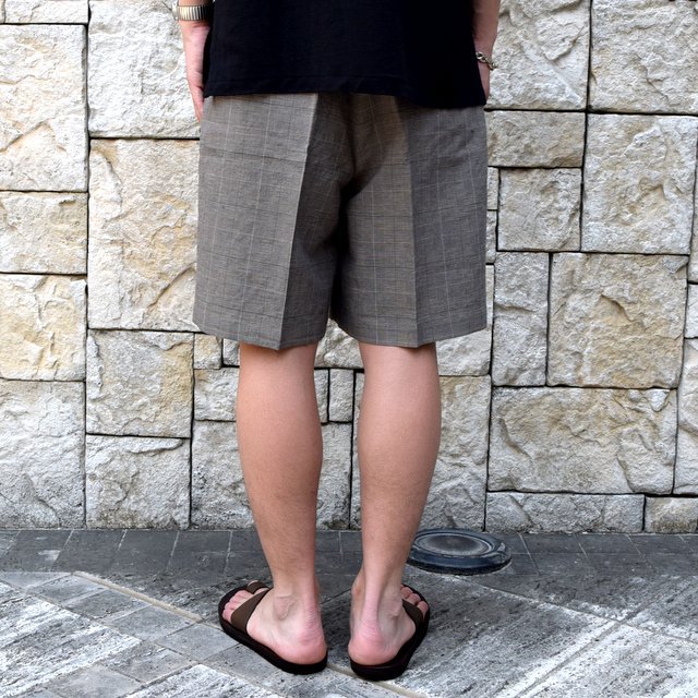 【30% off sale 】KAPTAIN SUNSHINE (キャプテンサンシャイン)/ Riviera Gurkha Shorts -GREN PLAID- #KS9SPT04(9)