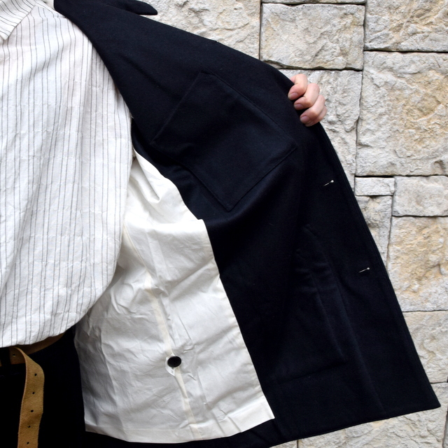 【2019 AW】 too good(トゥーグッド) / THE DOORMAN JACKET FELTED LAMBEWOOL HW -FLINT- #62033100(9)